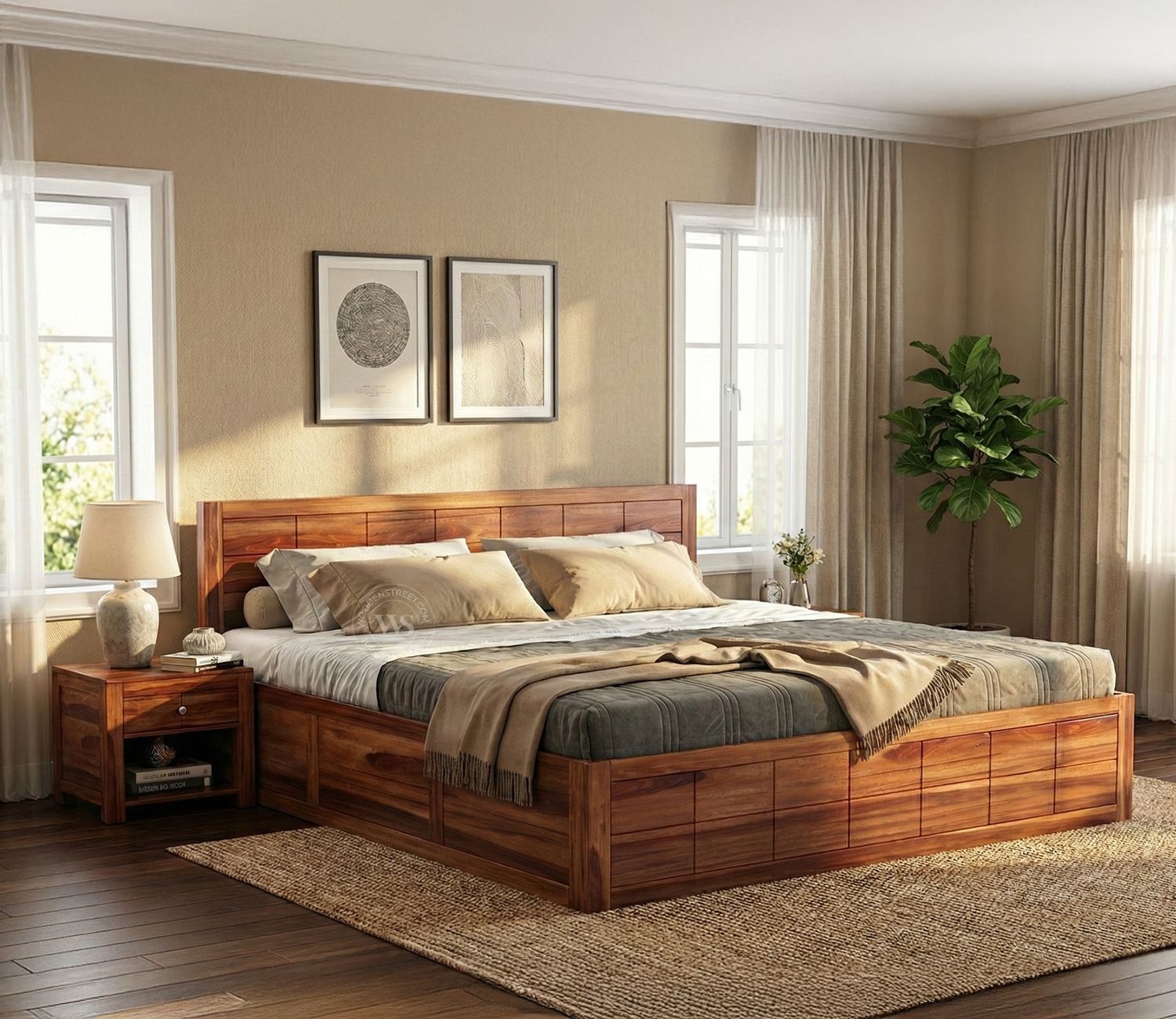 Handmade beds by Oak & Pine by Design