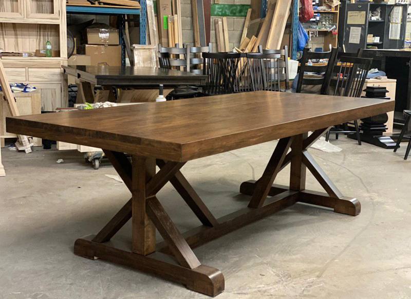 Bespoke handmade wood tables by Oak & Pine by Design