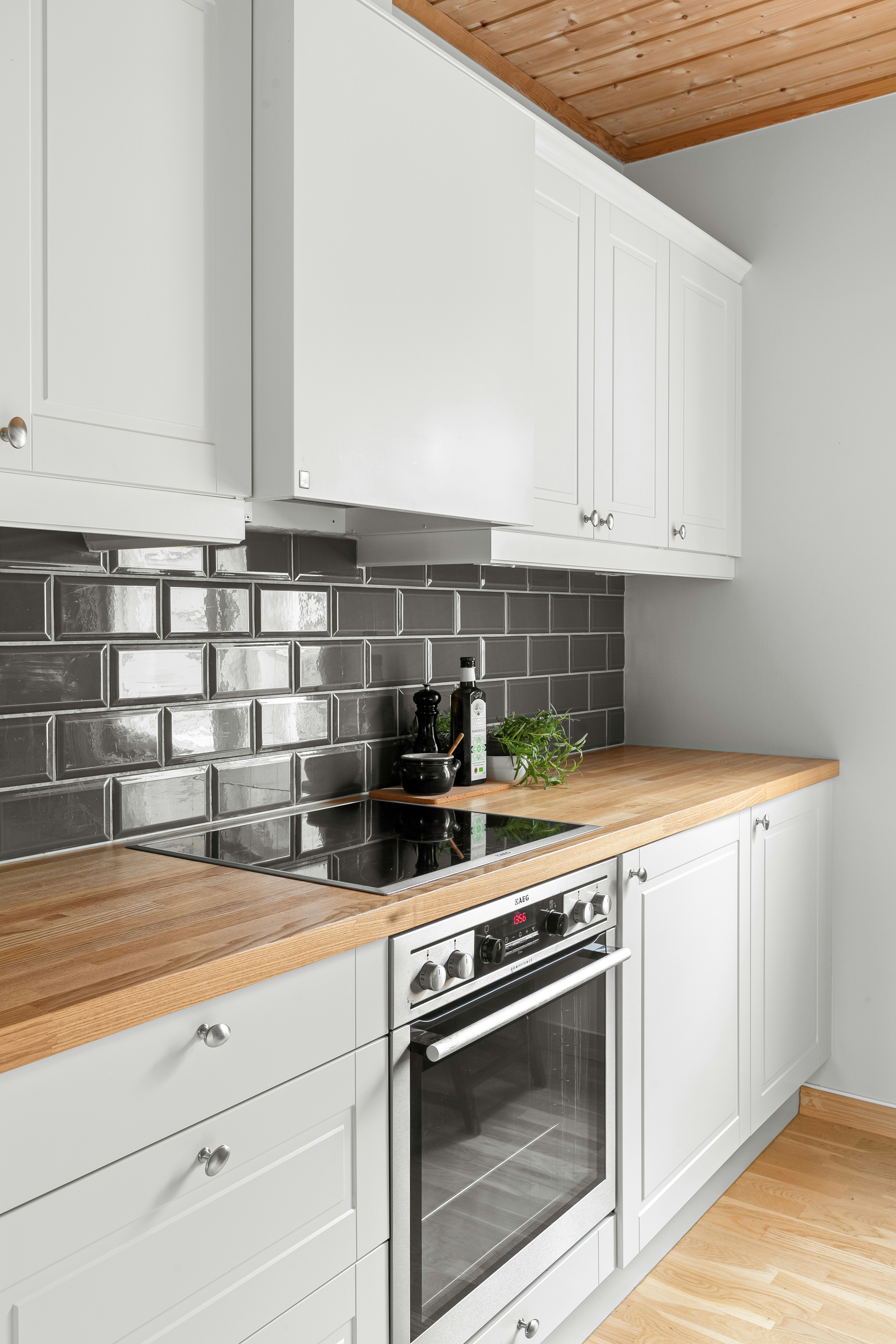 Solid Wood Country Painted Kitchen