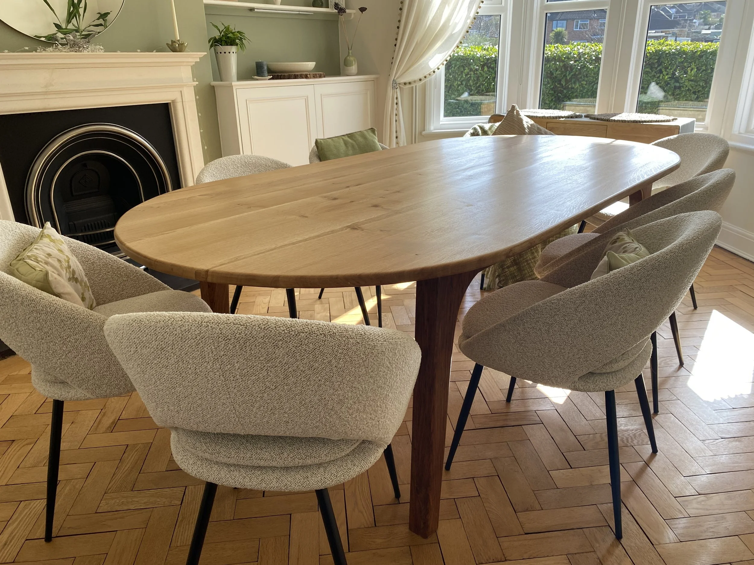 Bespoke Oval Dining Table